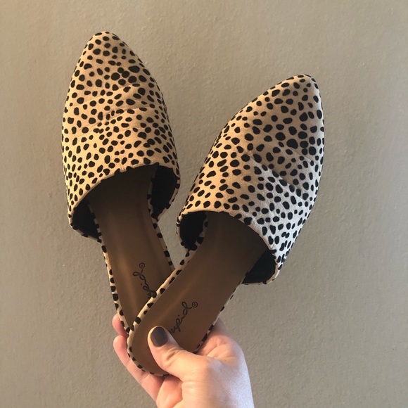 qupid leopard mules